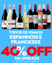 vinhos e espumantes